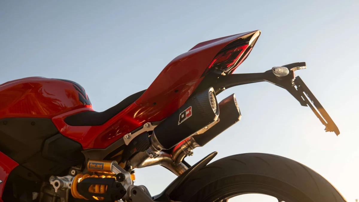 QD EXHAUSTを装着したDucati